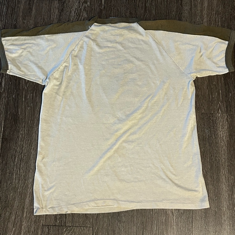 Vintage Ringer “Brush Run 1980” T Shirt By The Knit Size XL - Picture 7 of 7